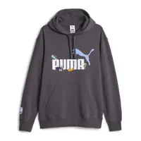 在飛比找PChome24h購物優惠-【PUMA】The Smurfs系列圖樣長厚連帽T恤 長上衣