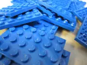 Lego 4x6 Blue Plates (15 pieces) #3032