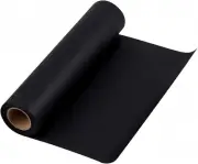 ZCOINS Black Paper Rolls 1.25 X 32.8Ft Recycled Paper Drawing, Moving, Gift Wrap