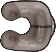 Hair Perm Neck Tray, Black Professional Neck Tray, PVC for Salon Hair Salon
