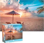 1000 Piece Jigsaw Puzzle, Hawaii Puzzles for Kids Adults Beautiful Beach Scenes,
