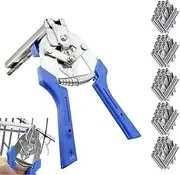 Hog Ring Pliers,Type M Multi-function Cage Clips | Tools Home Improvement for Poultry Home Animal Upholstery Bird Crafts Fencing Wire Construction