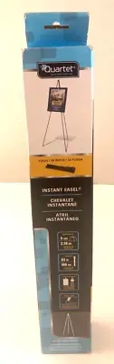 Quartet Instant Easel 63" Tall Supports 5 lbs Tripod Base - Display Easel