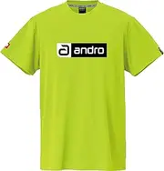 [ANDRO] J.T.T.A (Japanese Table Tennis Association) Official Unisex Napa T-Shirt Deo CB Neon Yellow x Black