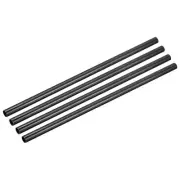 Carbon Fiber Tubes, 500mm x 18mm x 16mm 3K Hollow Carbon Wrapped Tubing 4Pcs
