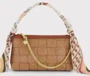 Authentic New Zac Posen Zip Top Cork Crossbody Bag NWT $295