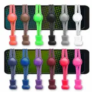 No Tie Shoe Laces System Lock Shoelaces Runners Elastic Lock Lace US stock