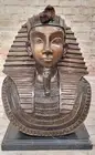 Western Art Deco sculpture Egyptian pharaoh bronze statue Hot Cast Figurine Sale