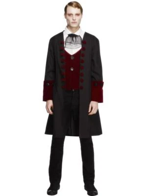Smiffys Fever Gothic Vamp Vampire Horror Adult Mens Halloween Costume 21323