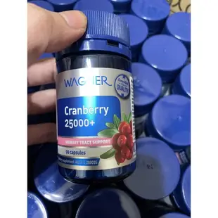 現貨澳洲Wagner蔓越莓 超濃縮膠囊25000mg大容量90粒