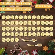Wood Burning Pyrography 26 Alphabet&26 Characters Copper Mold Stamps DIY Set Kit