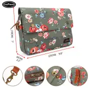 Tourbon Canvas Bicycle Pouch Saddle Bag Bike Seat Front Handlebar Case Tail Bag