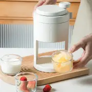 Manual Ice Crusher Hand-Crank Ice Shaver with Ice Freezing Mold Mini qrGcL