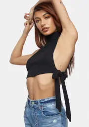 [Kiki Riki] Please You Side Tie Crop Tank