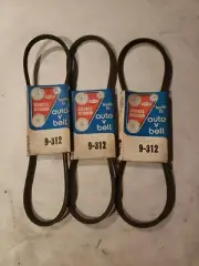 Lot Of 3 Durkee Atwood .28"x31" Automotive Auto V Belt 9-312 Kwik Fit 6A0785