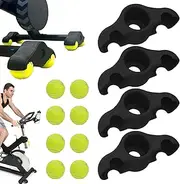 Cycling Snap Rocker Feet, Anti Slip Rocker Feet Adapters, Portable Cycling Rocker Set, Natural Riding Equipment, Core Workout Bike Stand, Stationary Bike Rocker Feet, Cycling Core Trainer, Rocker Feet