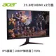 Acer 宏碁 Nitro VG240Y bmiix 23.8吋 螢幕顯示器 IPS 含喇叭 VGA HDMI 廠商直送