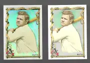BABE RUTH 2023 Topps Allen & Ginter HOT BOX SILVER PORTRAIT 85 AND BASE