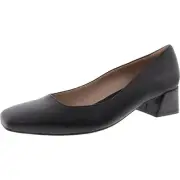 Naturalizer Womens Jayla Pump Black Block Heels 12 Medium (B,M) BHFO 3744