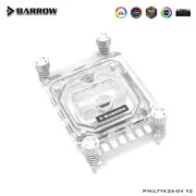 Barrow LTYK3A-04 V2 CPU Water Block for AMD Ryzen 3 5 7 9 AM3+ AM4 AM5 White