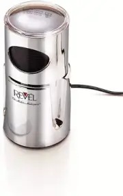 Chrome Wet and Dry Coffee Spice Grinder, 220 Volts (Not for Usa-European Cord),