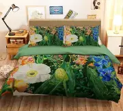 3D Poppies 3778NA Bed Pillowcases Quilt Cover Duvet Allan P. Friedlander Fay
