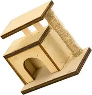 Realistic Miniature Cat Scratcher Decor Adorable Mini Cat Tree for Projects Mini House Accessory for Miniature Life Scenes and House Styles