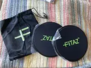 Fitazfk Slide Discs Workout Training Slider Glider Core Gym Fitness Exercise NEW