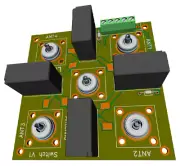4:1 DIY KIT 4-way coax remote antenna switch SO-239 HF MW Omron Ham Radio
