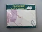 Vintage Springmaid Silk Poppies Floral King Fitted Sheet No-Iron Tranquility New
