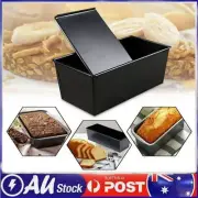 Non-stick Toast Box Loaf Bread Tin Pan Mold With Lid Kitchen Baking Tool NEW