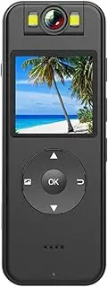 Xuegier 4K Mini WiFi Camera with IPS Screen,Back Clip Full HD Body Camera,Wearable Pocket Bodycam Camcorder with 64G Menmry Card
