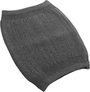 TOVINANNA Cashmere Waist Support Weight Pregnancy Belly Band Pants Women Waist Warmer for Daily Use Outdoor Postpartum Belly Wrap Abdominal Binder Stomach Wool Waist Belt Para Grey Polyester