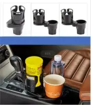 For Car Interior Center Console Carbon Fiber Look Coffee Cup Drink Bottle Holder (for: Daihatsu)