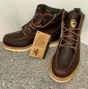 Irish Setter 6" Ashby Soft Toe Mens 9.5 M Leather Red Wing Work Boots 83605 New