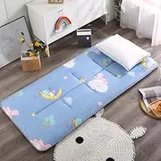 Japanese Folding Futon Bed, Soft and Portable Tatami Mattress, Optimal Solution for Dormitory, Travel, Home(Type A,1 * 2m)