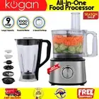 Food Processor Blender 1000w Countertop Smoothie Maker Dough Mixer Citrus Juicer