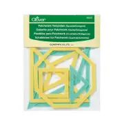 Clover Patchwork Templates Squares/Octagons 7pcs Quilting Sewing Craft DIY