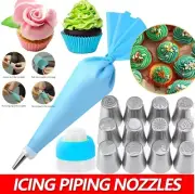 Cake Decorating Tools Kit Piping Nozzles Cream Icing Bags Set Pastry Tips Tools