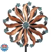 VEWOSTAR 14.6” Wind Spinners Outdoor,Vintage Metal Wind Spinner,Large Wind Sp