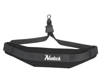 Saxophone Neck Strap Soft Sax Padded with Loop for Alto Tenor X-Long Black