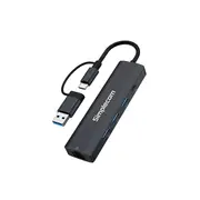 Simplecom Chn436 Usb C And Usb A To 4 Port Usb Hub