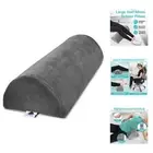 Knee Pillow for Back Sleeping | Large Half Moon Bolster Pillow for Legs, Unde...