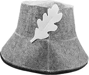 DEARMAMY Stylish Sauna Hat for Men Breathable Felt Bathing Cap Thickened Quick Drying Sauna Hat for Color for Sauna and Steam Rooms