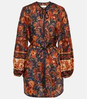 [Zimmermann] Zimmermann Junie floral silk blouse AU 10 multicoloured