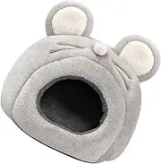 Totority Small Animal Cozy Hideout Nest for Guinea Pigs and Chinchillas Adorable Mouse Bed for Hamsters Fun and Versatile Resting Place