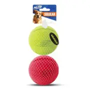 Nerf Dog Classic Ball Dog Toy with Interactive Squeaker, Lightweight, Durable