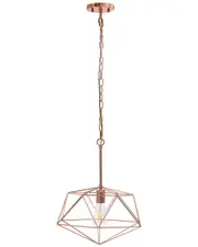 Lalia Home 1 Light 16in Modern Metal Wire Paragon Hanging Ceiling Pendant Fixture