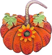Metal Pumpkin Yard Stakes - Pumpkin Stake Garden Stakes Fall Decor - Garden Decor Metal Stake, Holiday Yard Stakes Lawn Ornaments, Home Decoration