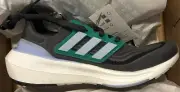 Adidas UltraBoost Light Running Shoes Grey / Green Men's Sz 6 Women Sz 7 HQ6342
